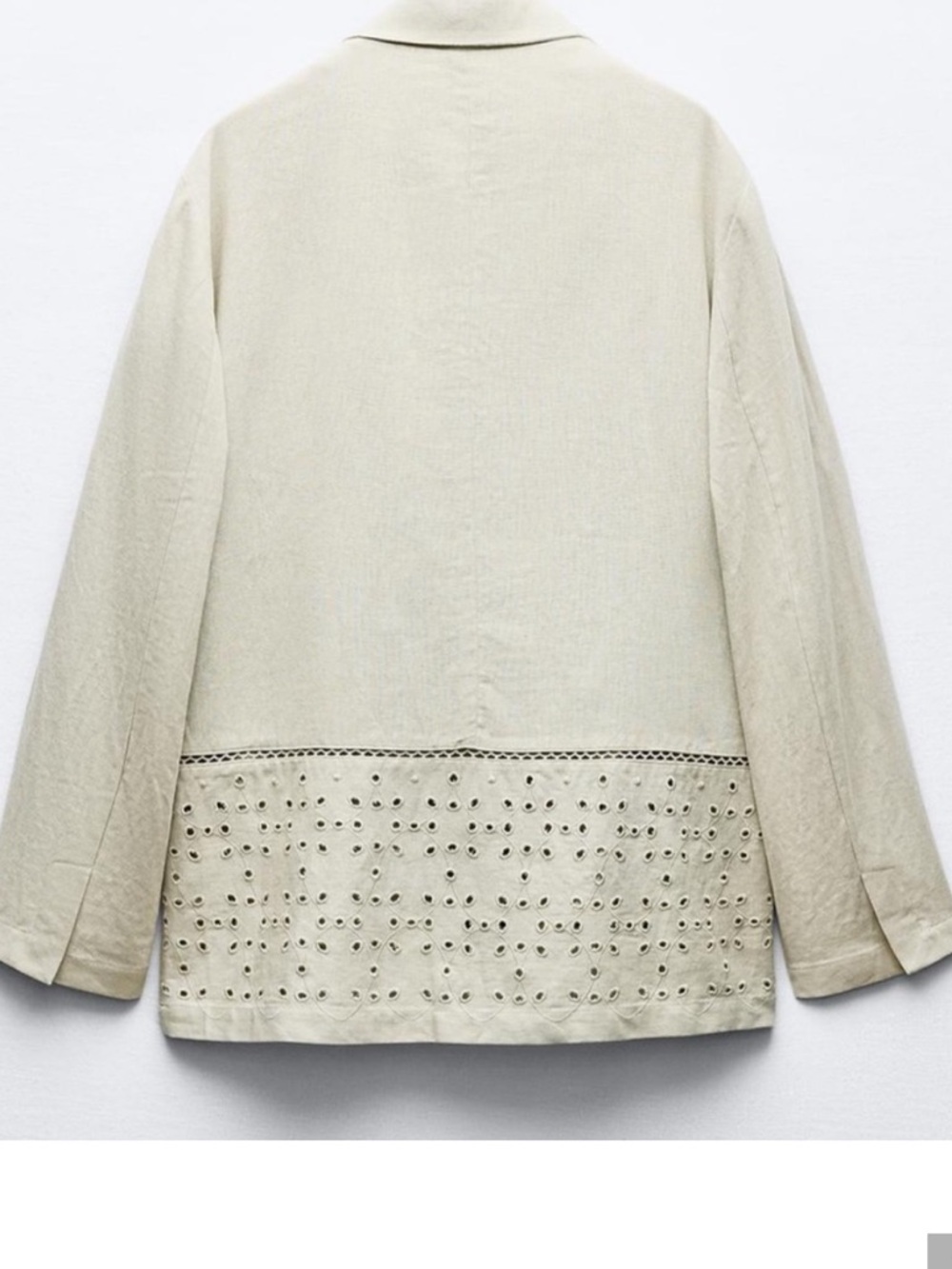 NWT Zara linen Blend embroidered eyelets blazer size M 
🚨FIRM PRICE NO DISCOUNT - Picture 7 of 12
